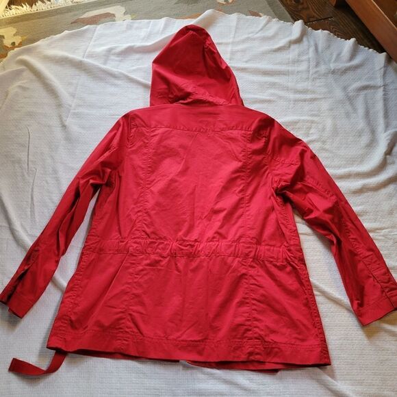 QVC Susan Graver Style Red Hooded Jacket Small EUC - Picture 12 of 15